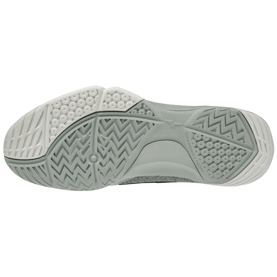 Mizuno WAVE FLASH AC HighRise/Wht/SteelGray